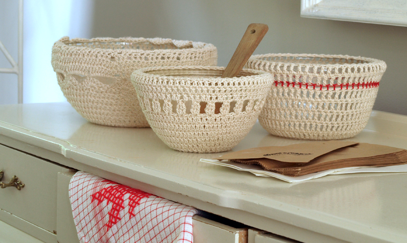 Crochet Mixing Bowl Covers