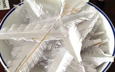 Paper Feathers [and Hearts]