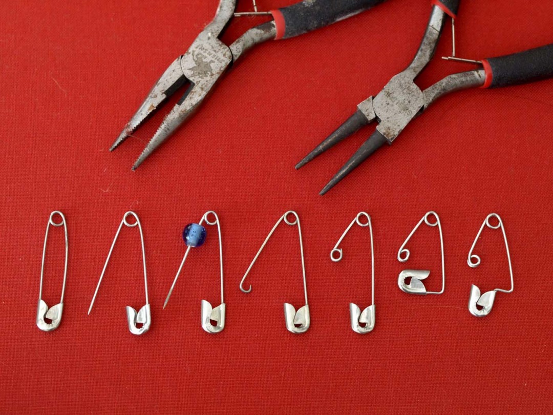 Safety Pin Earrings DIY Instructions for these Jewellery Accessories