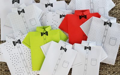 Paper Origami Shirts – DIY
